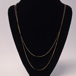 Vtg Napier 36" Goldtone Chain Necklace